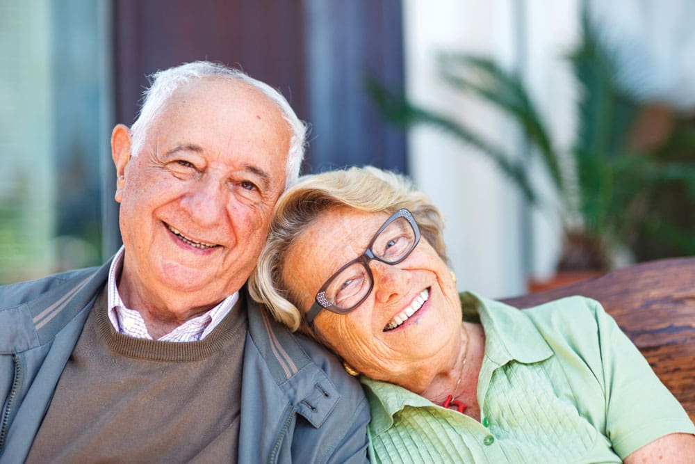 Older Adult Couple Enjoying the Charter Senior Living Lifestyle