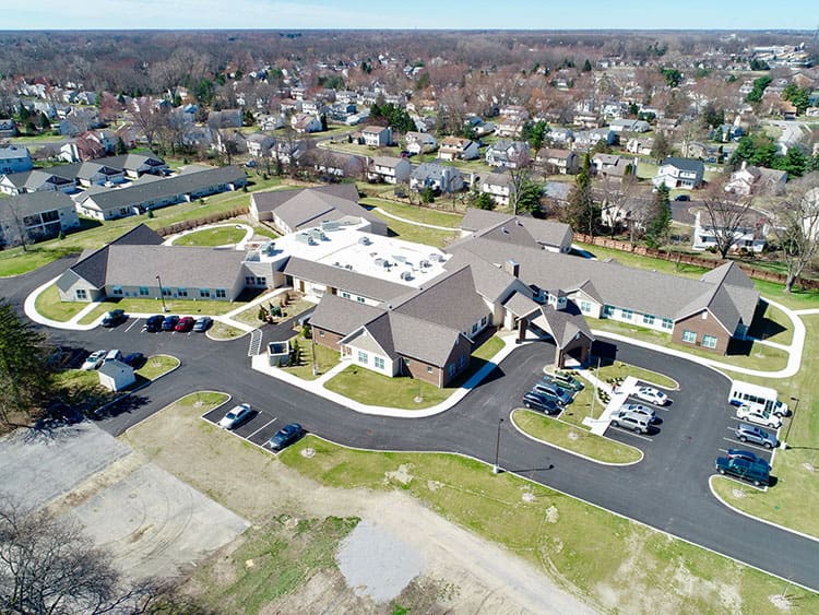 Bird's Eye View of Charter Senior Living of Oak Openings