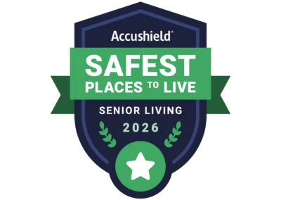 Charter Senior Living of Oak Openings Recognized as Safest Places to Live™ for 2026